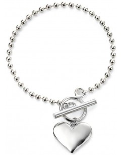Mon-bijou - D5073c - Bracelet élégant cœur en argent 925/1000