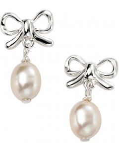 Mon-bijou - D5365 - Boucle d'oreille perle en argent 925/1000