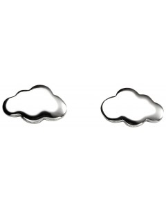 Mon-bijou - D5403 - Boucle d'oreille nuage en argent 925/1000