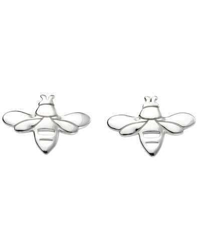 Boucle d'oreille abeille en argent 925