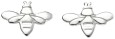 Boucle d'oreille abeille en argent 925