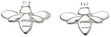 Boucle d'oreille abeille en argent 925