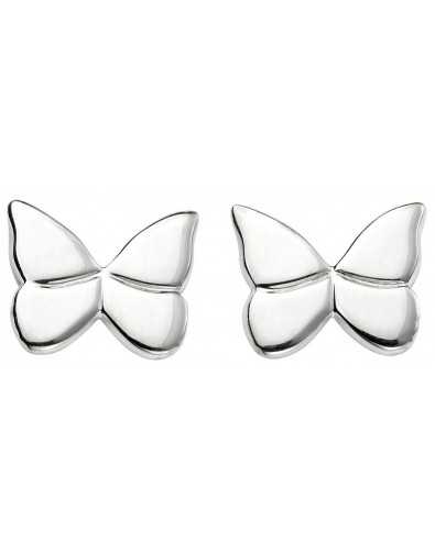 Boucle d'oreille papillon en argent 925