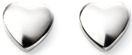 Mon-bijou - D5554 - Boucle d'oreille cœur en argent 925/1000