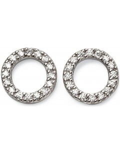 Mon-bijou - D5557 - Boucle d'oreille cercle tendance en argent 925/1000