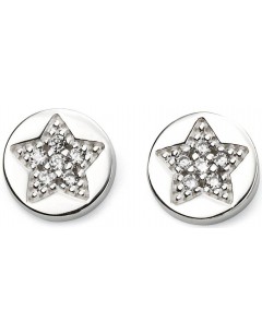 Mon-bijou - D5558 - Boucle d'oreille chic étoile en argent 925/1000
