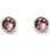 Boucle d'oreille chic pierre de juin en argent 925