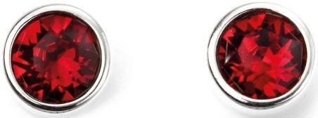 Mon-bijou - D5566 - Boucle d'oreille chic pierre de juillet en argent 925/1000