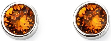 Mon-bijou - D5568 - Boucle d'oreille chic pierre de novembre en argent 925/100