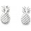 Boucle d'oreille ananas en argent 925