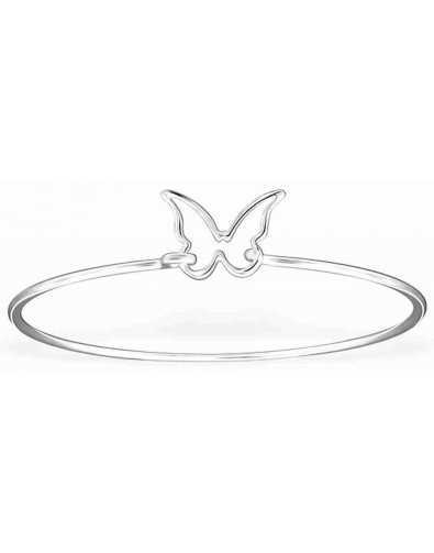 Bracelet papillon en argent 925