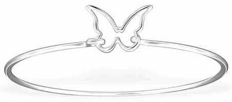 Mon-bijou - H24634 - Bracelet papillon en argent 925/1000