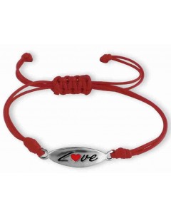 Mon-bijou - H17384 - Bracelet love ajustable en argent 925/1000