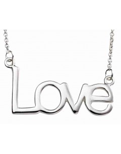 Mon-bijou - D4102 - Collier chic love en argent 925/1000