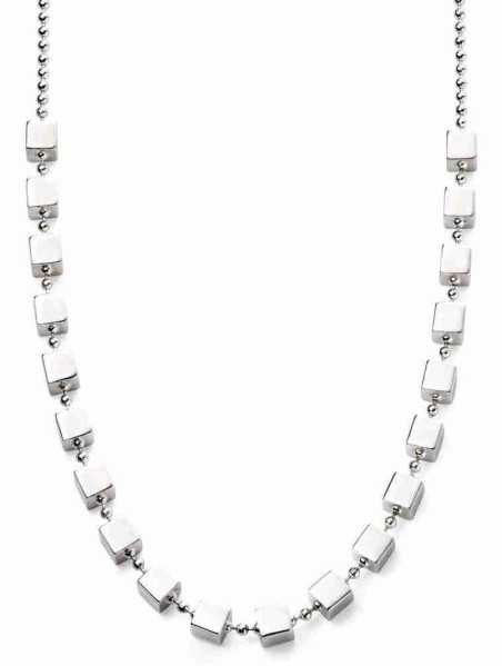 Collier tendance cubes en argent 925