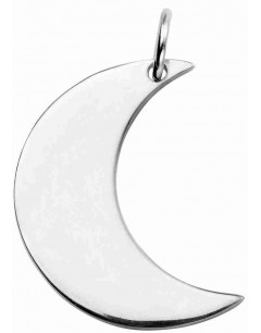 Mon-bijou - D4450 - Collier lune en argent 925/1000