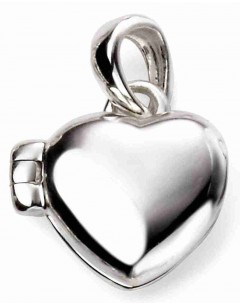 Mon-bijou - D4580 - Collier petit cœur pendentif photo en argent 925/1000