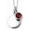 Collier anniversaire pierre de janvier en argent 925