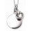 Collier anniversaire pierre d'avril en argent 925