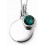 Collier anniversaire pierre de mai en argent 925