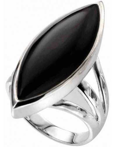 Bague tendance Onyx en argent 925