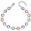 Mon-bijou - D5230 - Bracelet arc en ciel en argent 925/1000