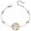 Bracelet chic plaqué or en argent 925