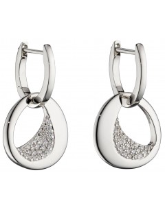 Mon-bijou - D5834 - Boucle d'oreille original et chic en argent 925/1000