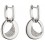 Boucle d'oreille originale et chic en argent 925