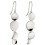 Boucle d'oreille tendance en argent 925