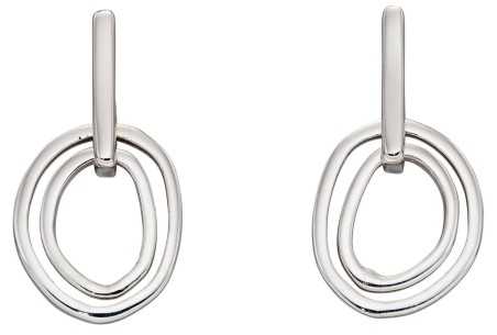 Boucle d'oreille originale en argent 925