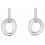 Boucle d'oreille originale en argent 925