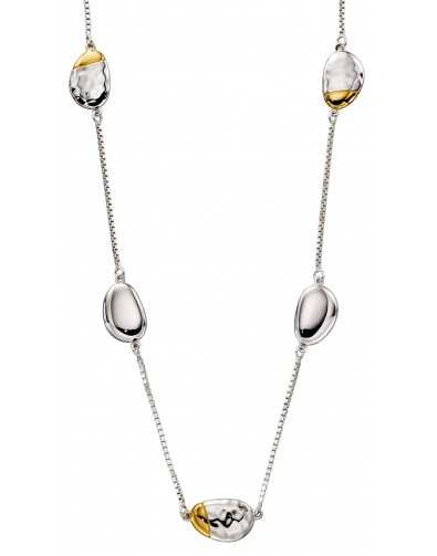 Collier chic plaqué or en argent 925