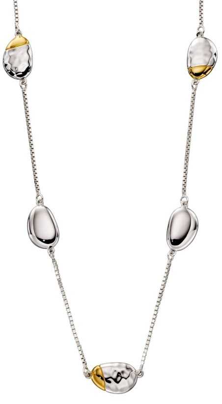 Collier chic plaqué or en argent 925