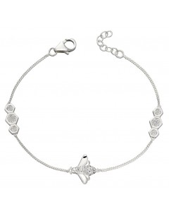 Mon-bijou - D5227 - Bracelet original abeille en argent 925/1000