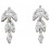 Boucle d'oreille chic en argent 925