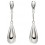 Boucle d'oreille tendance en argent 925