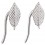 Boucle d'oreille chic en argent 925