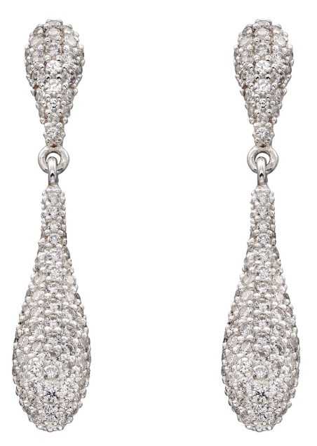 Boucle d'oreille chic et classe en argent 925