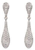 Boucle d'oreille chic et classe en argent 925