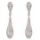 Boucle d'oreille chic et classe en argent 925