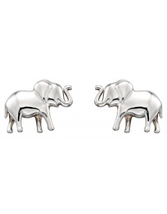 Mon-bijou - D5824 - Boucle d'oreille éléphant en argent 925/1000