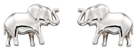 Mon-bijou - D5824 - Boucle d'oreille éléphant en argent 925/1000