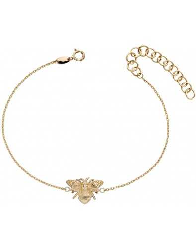 Bracelet abeille en or 375