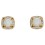 Mon-bijou - D2317 - Boucle d'oreille opal et diamant en or 375/1000