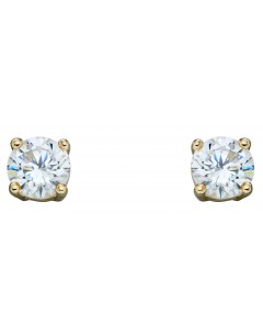 Mon-bijou - D2329 - Boucle d'oreille avril zirconia en or 375/1000