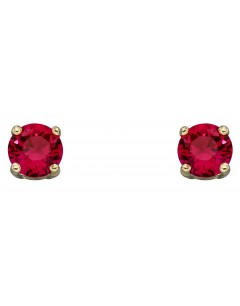 Mon-bijou - D2332 - Boucle d'oreille juillet rubis en or 375/1000