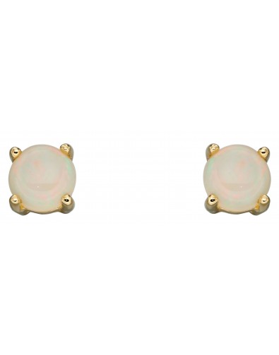 Mon-bijou - D2335 - Boucle d'oreille opal en or 375/1000