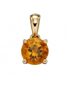 Mon-bijou - D2198b - Collier novembre citrine en or 375/1000