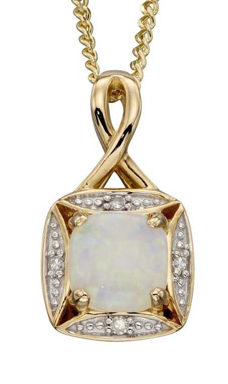 Mon-bijou - D2233 - Collier opal en or 375/1000